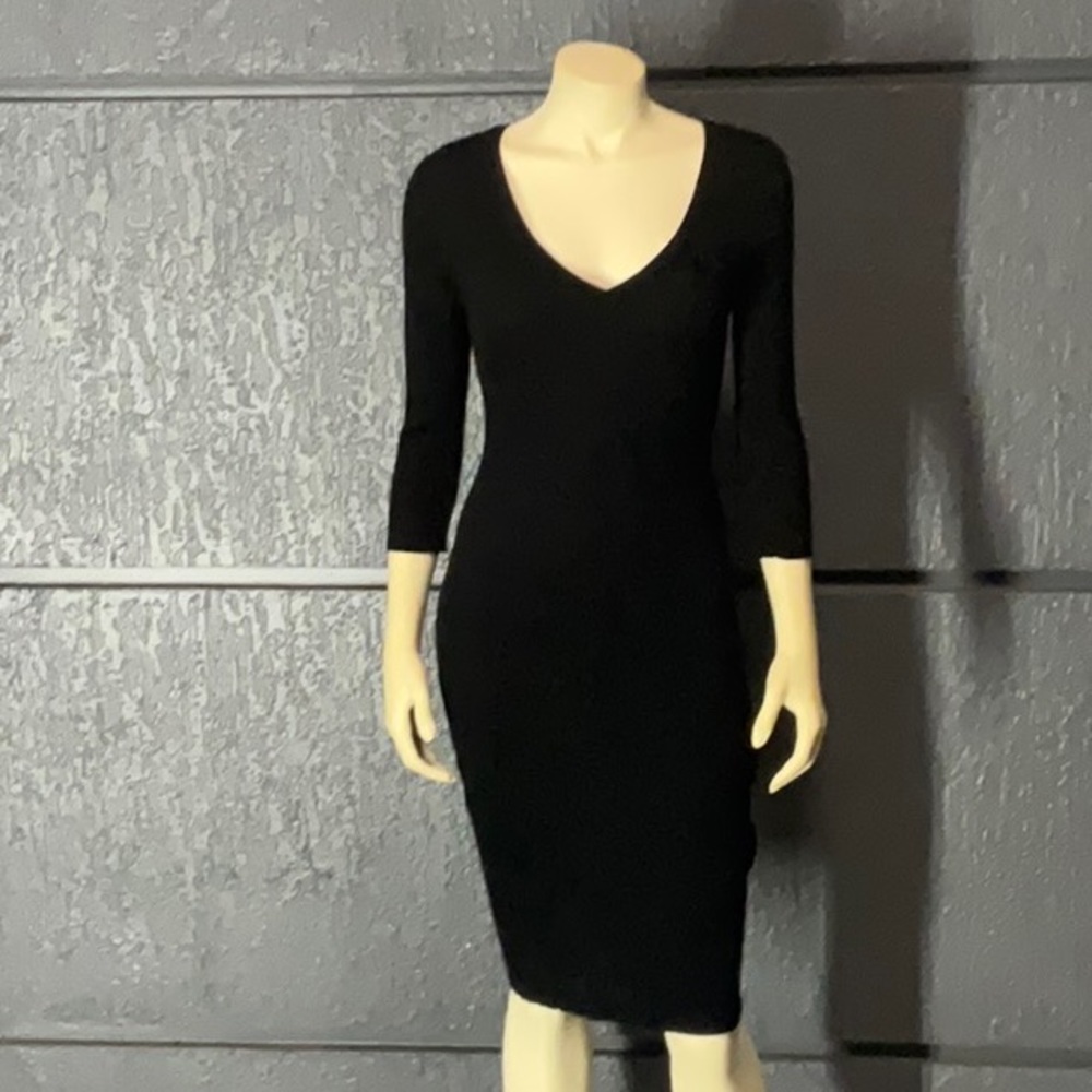 Black long dress